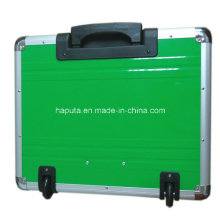 Rolling Case de aluminio con sistema de carro integrado (HP-3207)